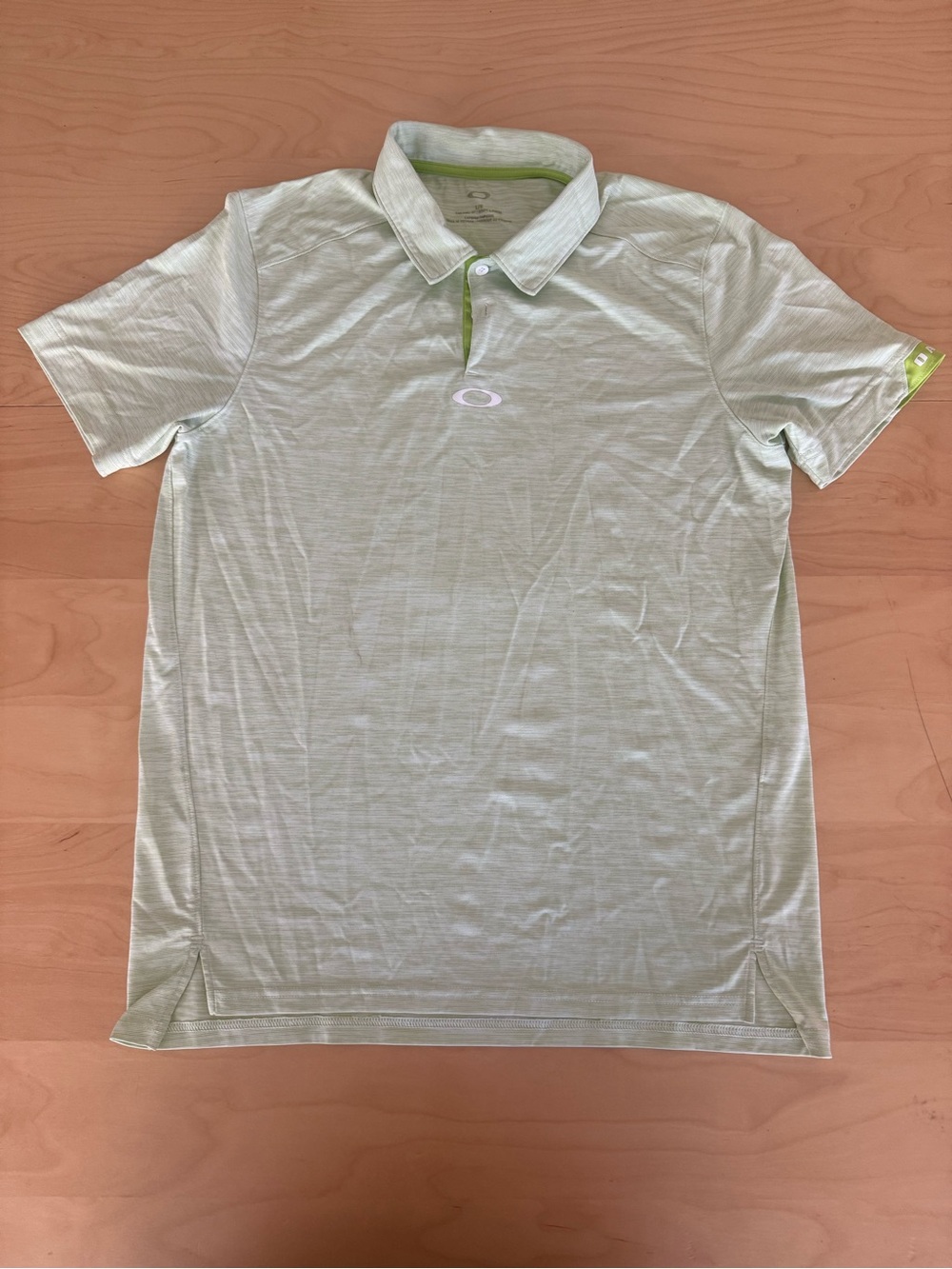 Oakley Men's Pale Green Short-Sleeve Polo